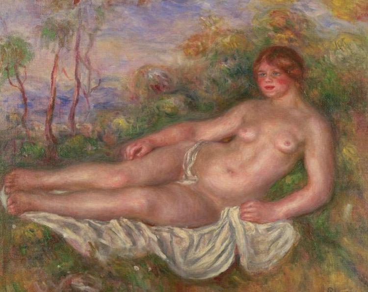 Pierre-Auguste Renoir Reclining Woman Bather China oil painting art